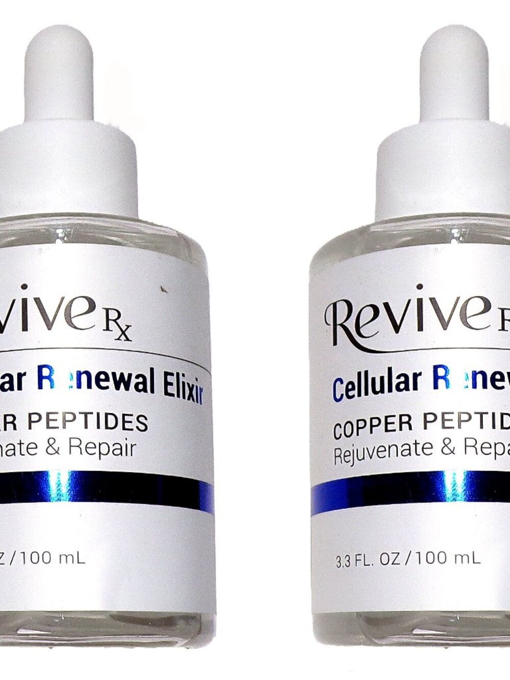 Revive Rx Cellular Renewal Elixir Copper Peptides Rejuvenate (Set of 2)